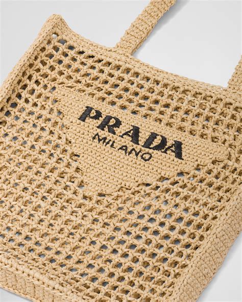 borsa uncinetto prada prezzo|Borsa Shopping Crochet In Tessuto Intr.